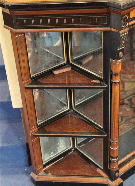 Lamb of Manchester. A Victorian Aesthetic period dwarf library bookcase, W.14ft 7in. D